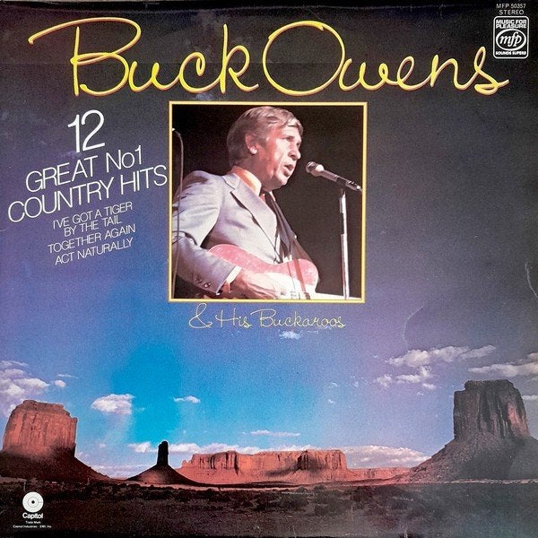 LP - Buck Owens And His Buckaroos – 12 Great Country Hits, LP, Ophalen of Verzenden, Zo goed als nieuw, 12 inch