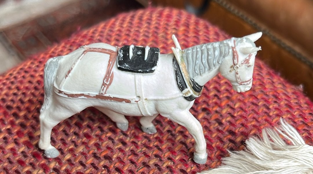 Vintage Britains Horse Cowboy (Lucky Luke? ) England, Verzamelen, Ophalen of Verzenden, Gebruikt