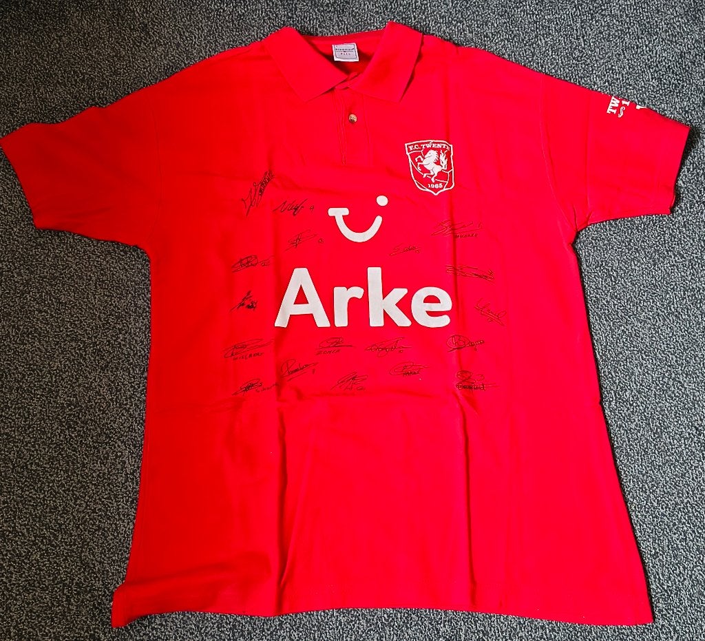 FC Twente polo (handtekeningen selectie 2007/2008), Ophalen of Verzenden, Nieuw, F.C. Twente, Shirt