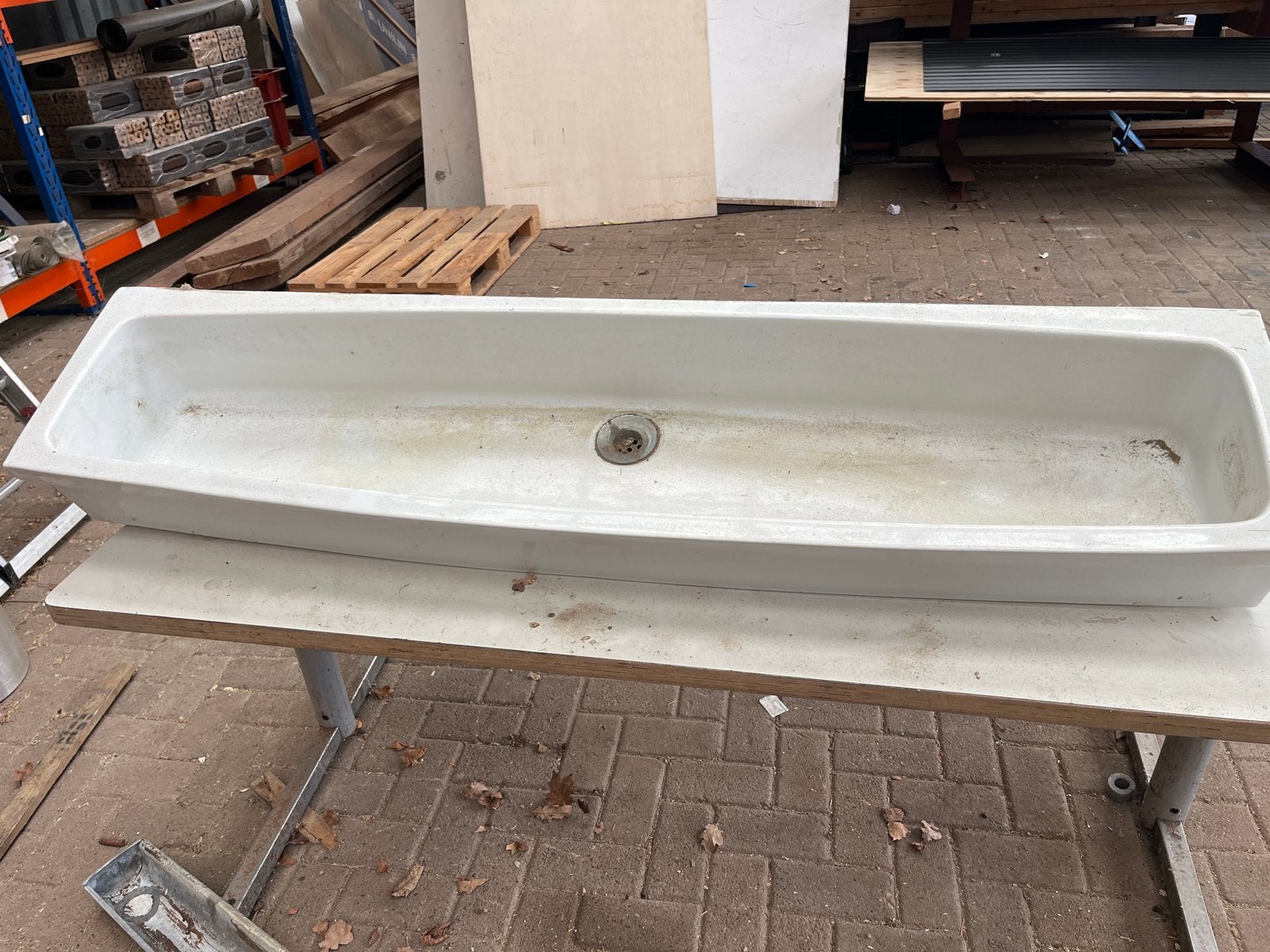 Grote wasbak / spoelbak - Gebruikt, Ophalen, Wastafel, Spoelbakkie, Gebruikt