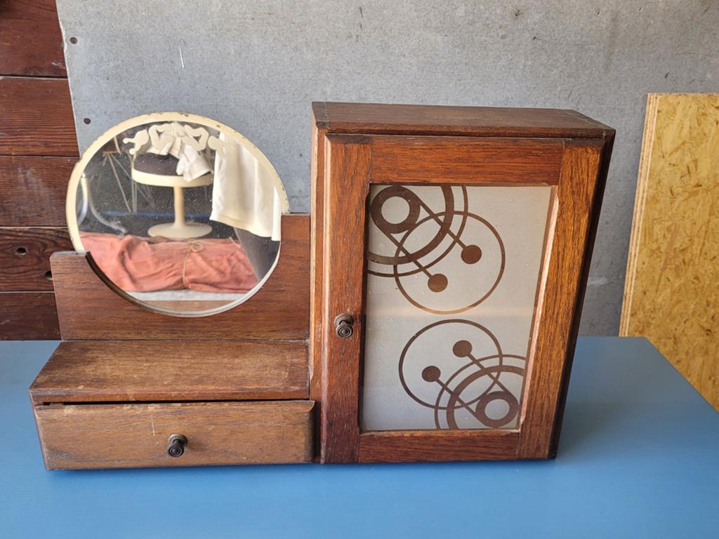 Art deco hangkastje  zeldzaam, Antiek en Kunst, Ophalen