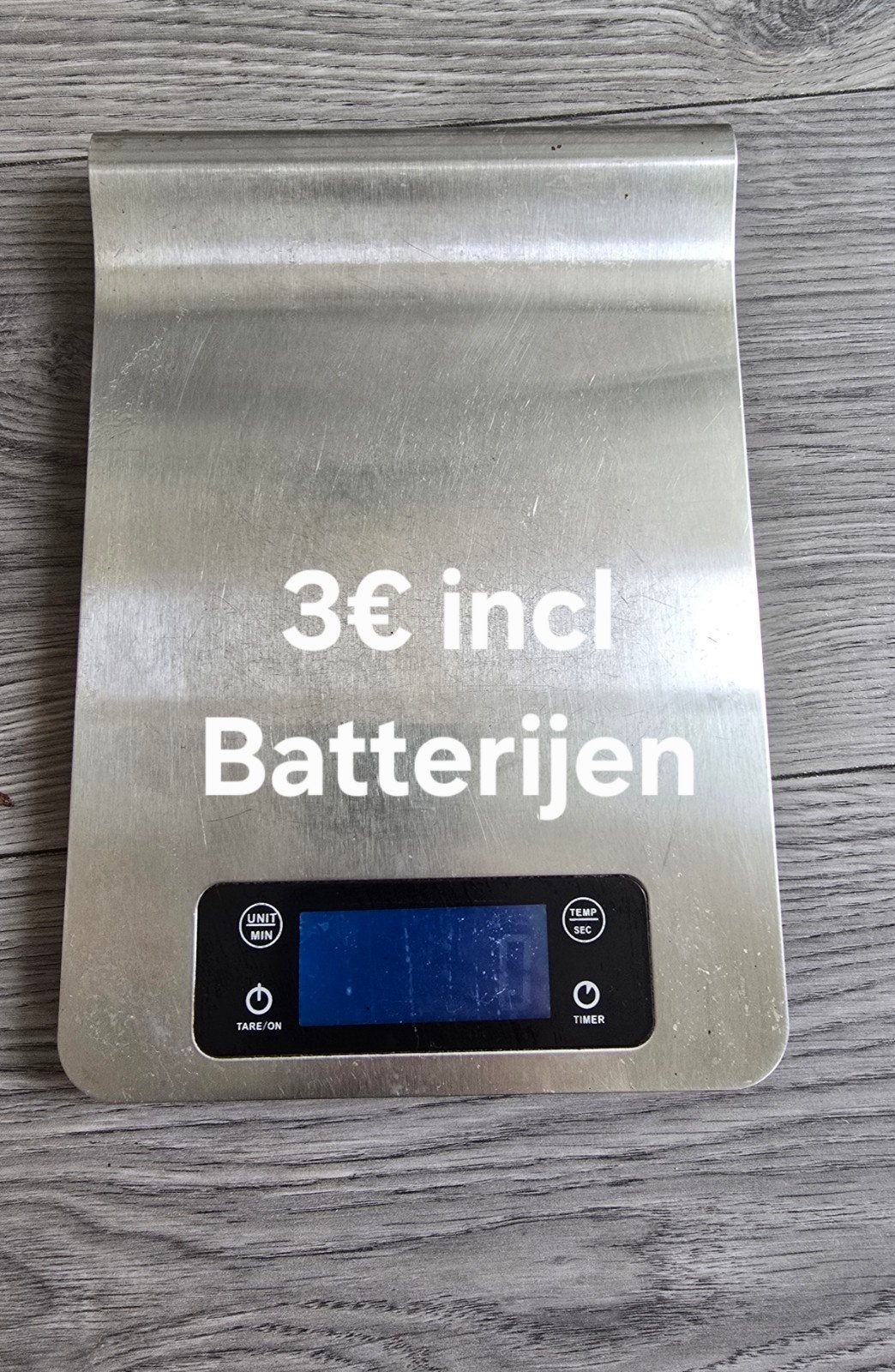 Keukenweegschaal, Witgoed en Apparatuur, Weegschalen, Ophalen, Minder dan 10 kg, Keukenweegschaal, 1 tot 500 gram