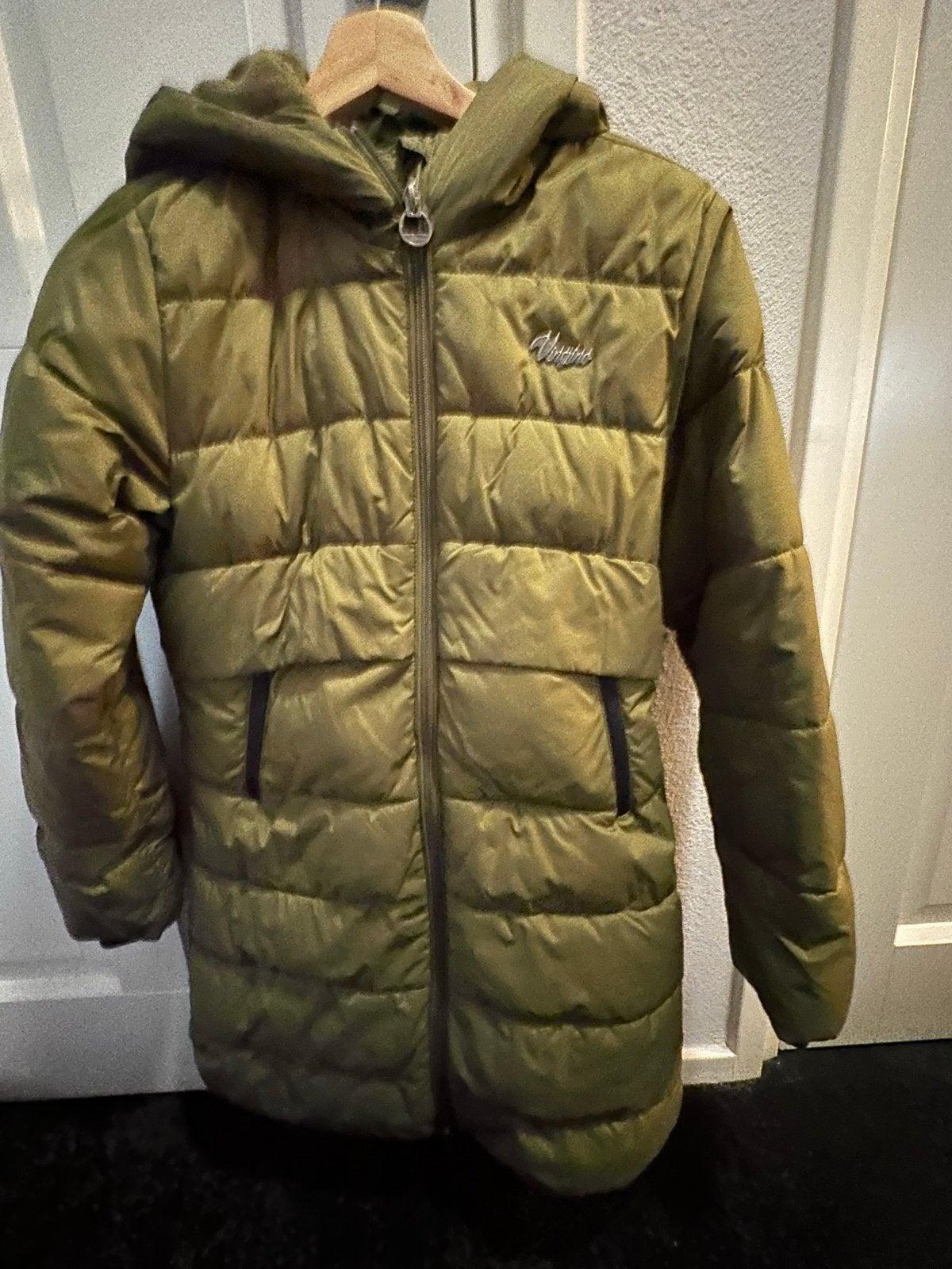 Vingino winterjas meisje maat 146/152 - Groen, Ophalen of Verzenden, Gebruikt, Meisje, Jas