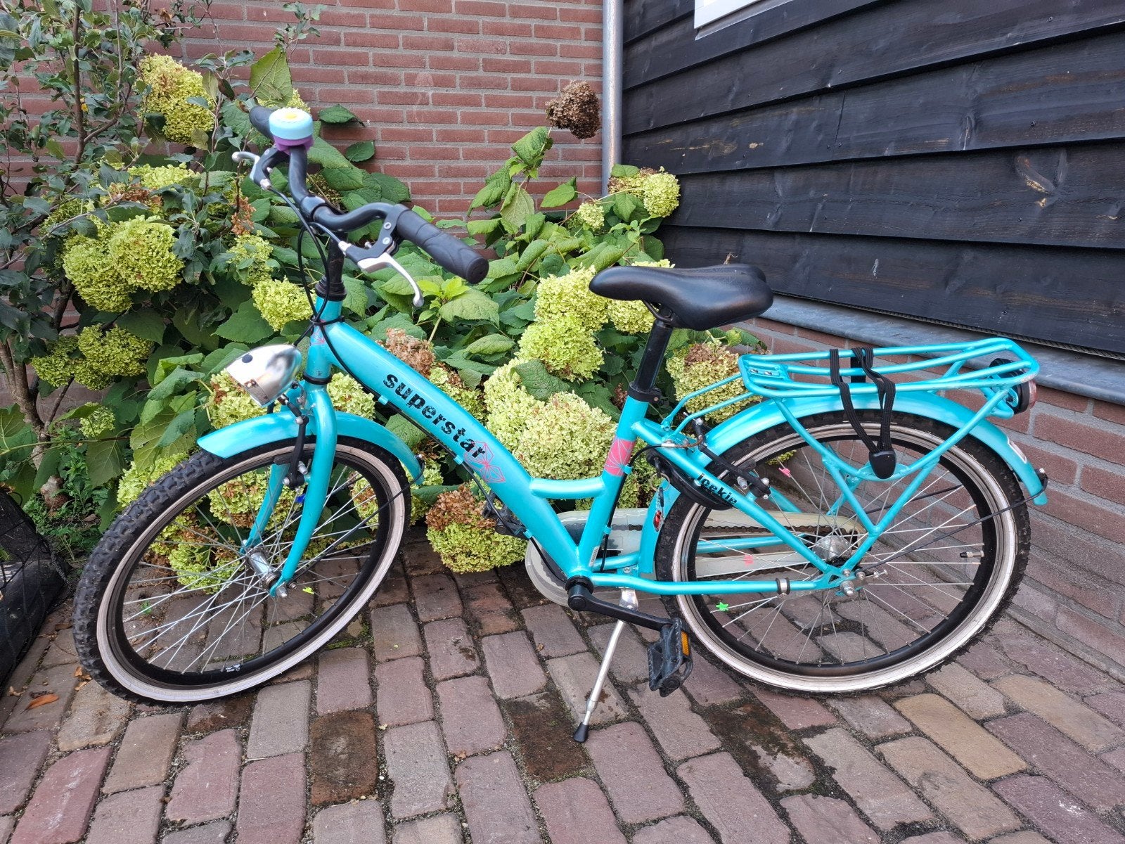 Loekie Superstar 22 inch kinderfiets meisje, Ophalen, Gebruikt, Loekie, Terugtraprem