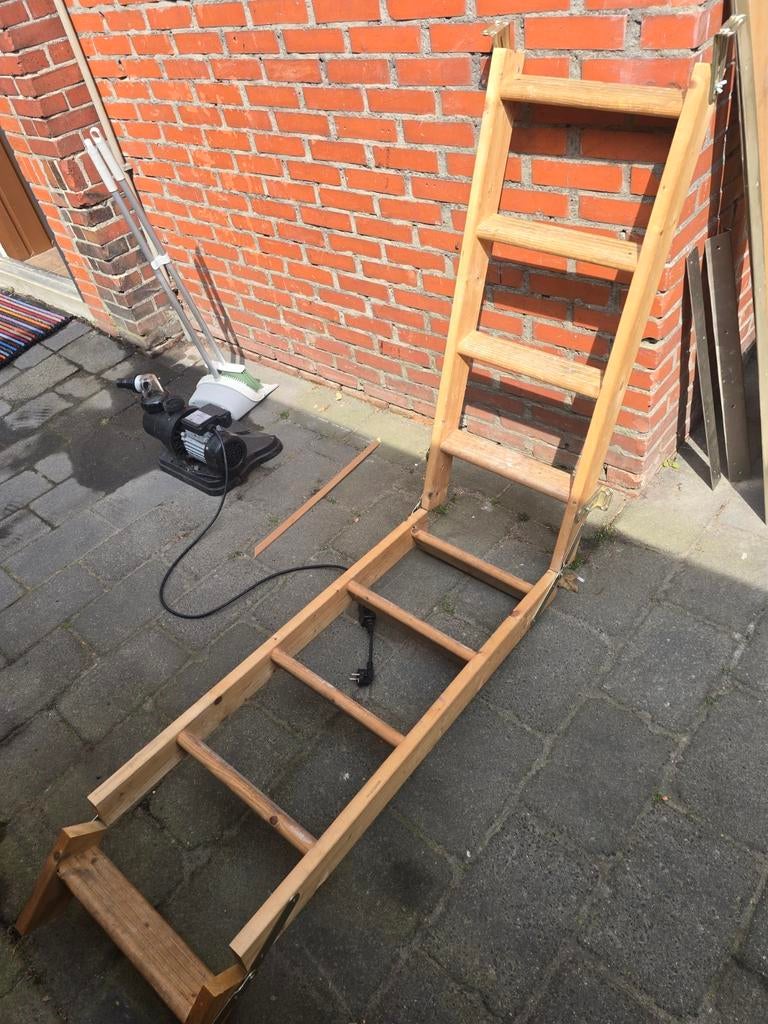 Vlizotrap, Ophalen, Gebruikt, Trap, Opvouwbaar of Inschuifbaar