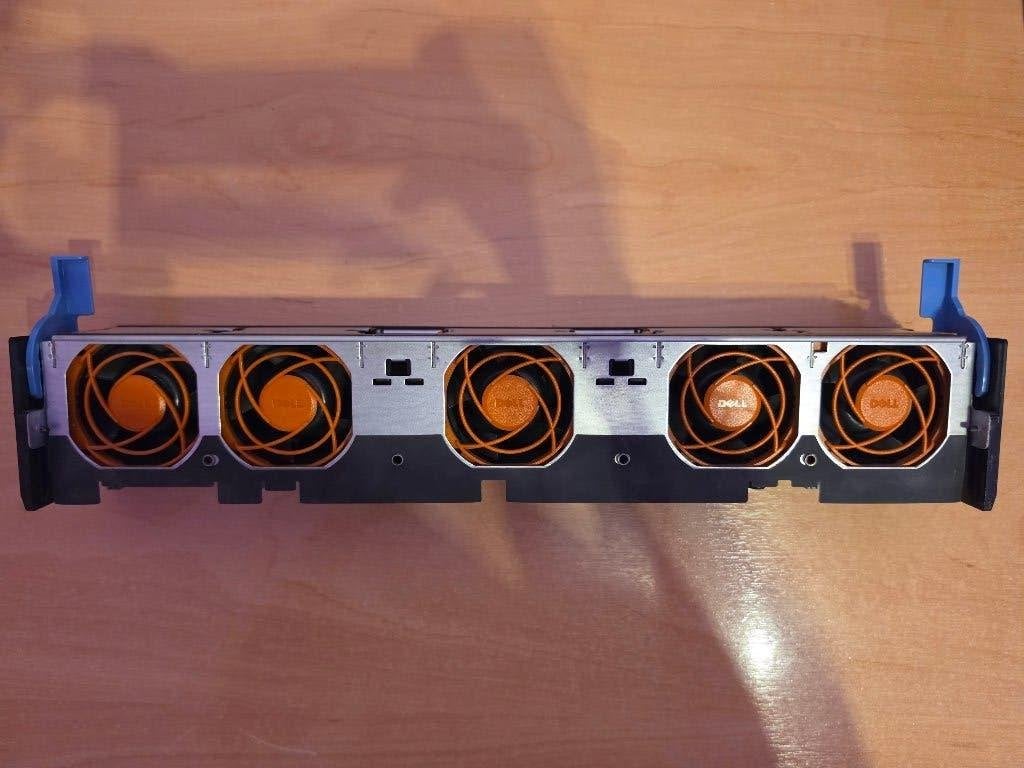 Complete ventilatorbehuizing Dell Poweredge R710, Ophalen of Verzenden, Gebruikt, Hot swappable onderdelen