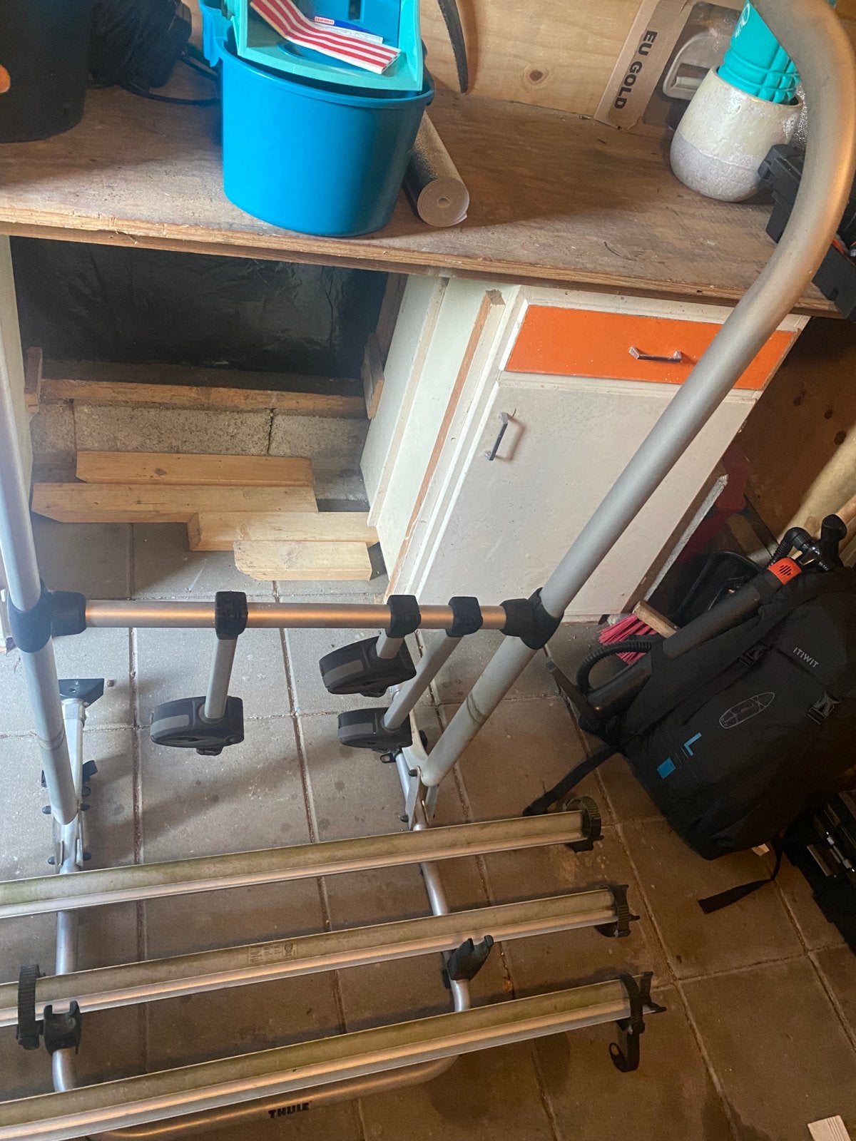 Thule Fietsendrager voor 3 fietsen - Gebruikt, Ophalen, 3 fietsen of meer, Gebruikt, Achterklepdrager