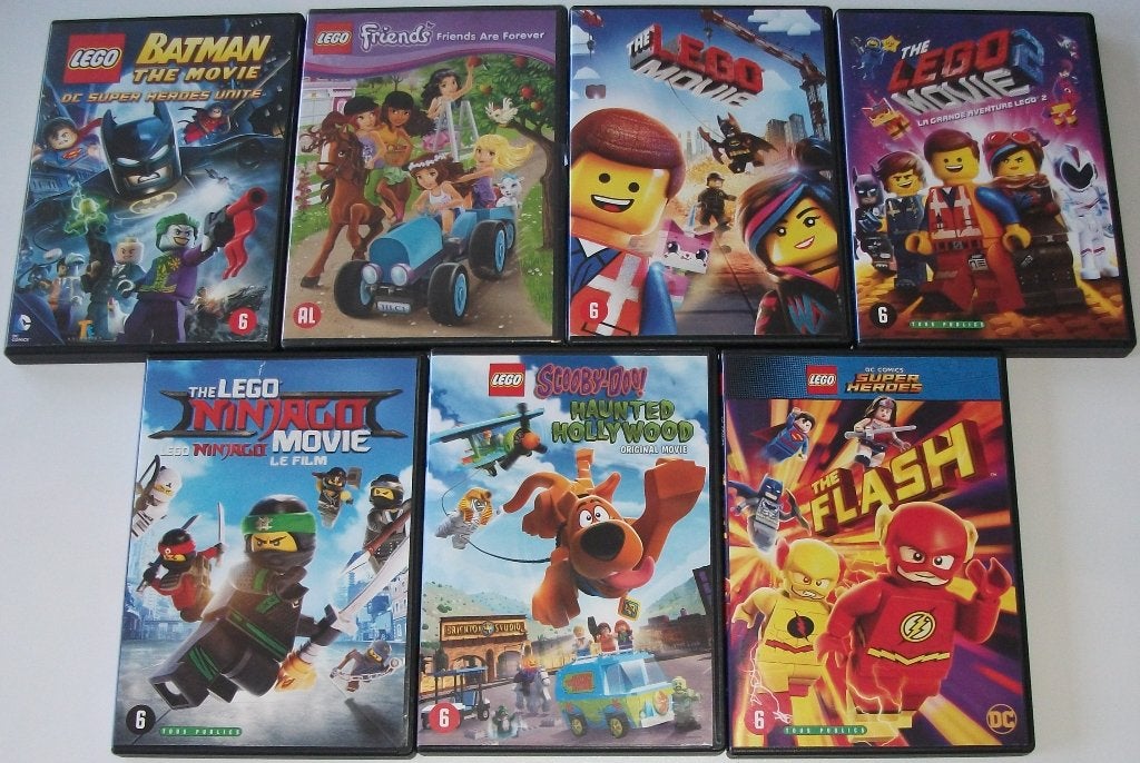 Dvd *** LEGO *** 7 stuks, Avontuur, Engels, Alle leeftijden, Nederlands