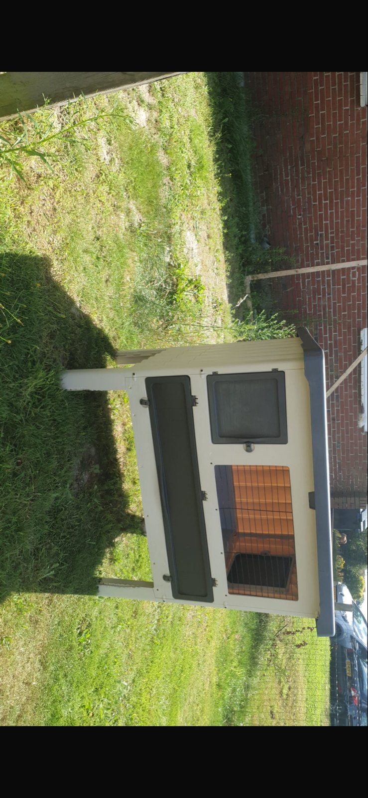 Kunststof konijnen hok, Ophalen, Zo goed als nieuw, Hok