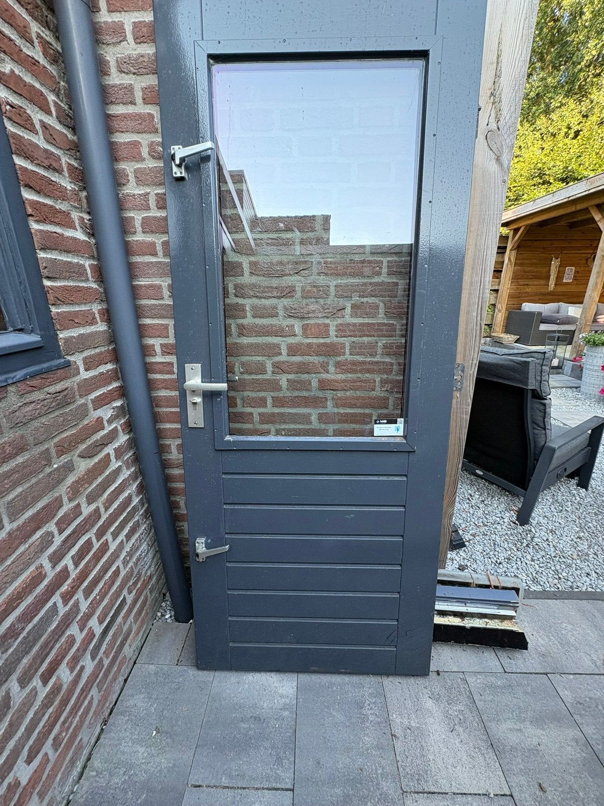 Buitendeur, Ophalen, Gebruikt, 80 tot 100 cm, Buitendeur