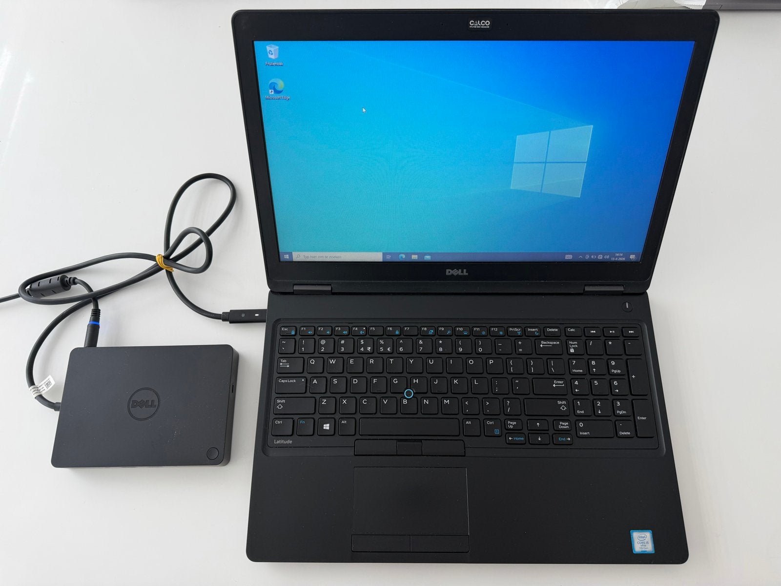 Dell Laptop i5-7300U, 8GB RAM, 256GB SSD + Dockingstation, Gebruikt, Qwerty, 8 GB, Ophalen of Verzenden
