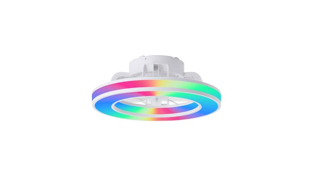Plafondlamp met Ventilator LED RGB, Ophalen, Ventilator met afstandsbediening, Nieuw, Plafondventilator