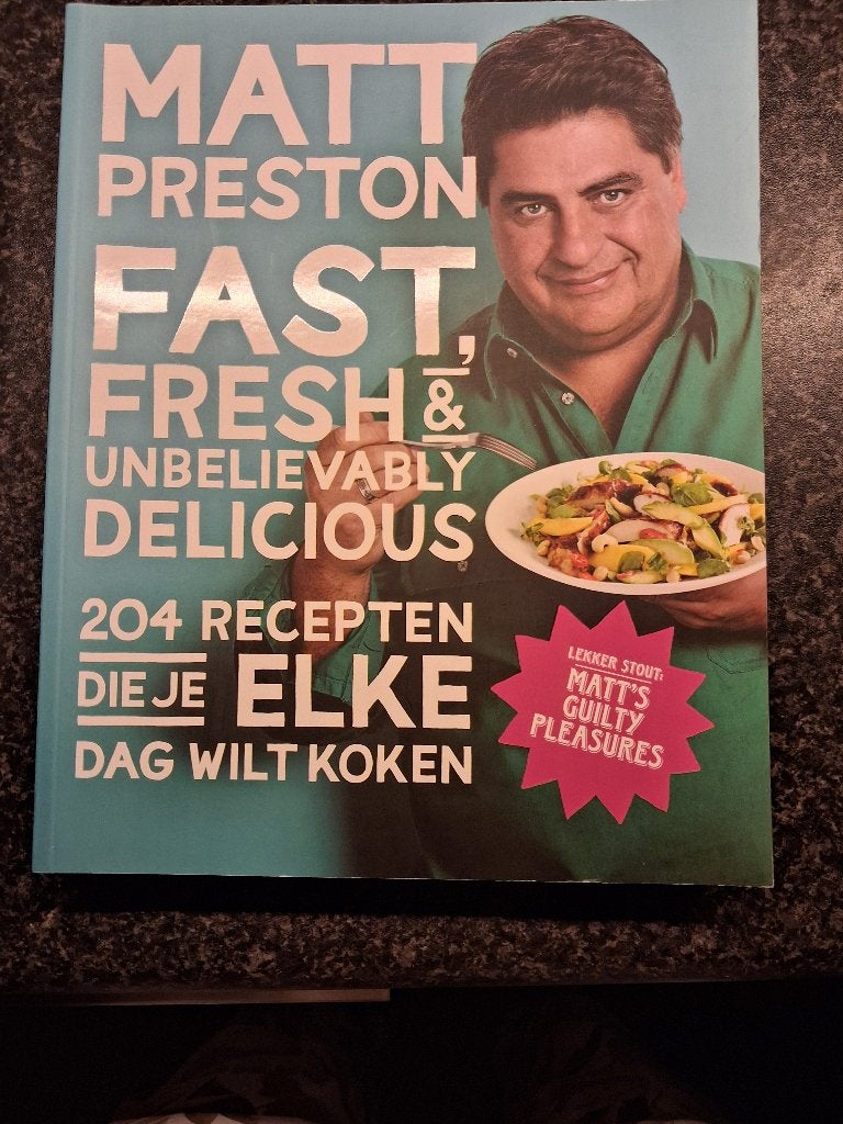 Kookboek van Mat Preston, Ophalen of Verzenden, Zo goed als nieuw, Nederland en België