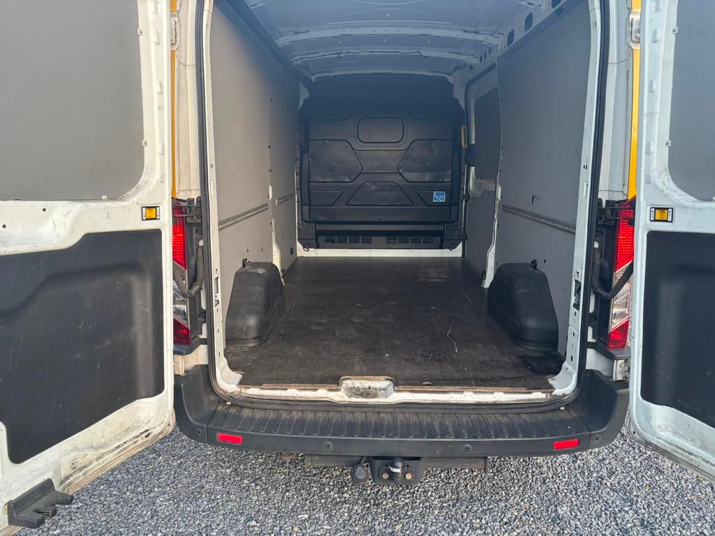 Ford Transit GB 310 L3h2 Tdci 130pk FWD 2018, Auto's, Stof, 1995 cc, Zwart, 4 cilinders