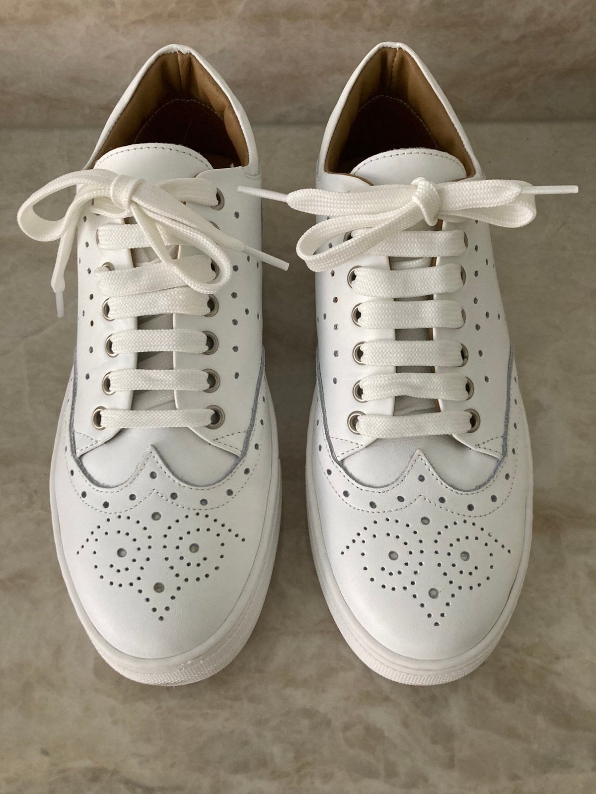 NIEUW British Passport wit leren sneakers, maat 41, Kleding | Dames, Wit, Nieuw, Ophalen of Verzenden, Sneakers of Gympen