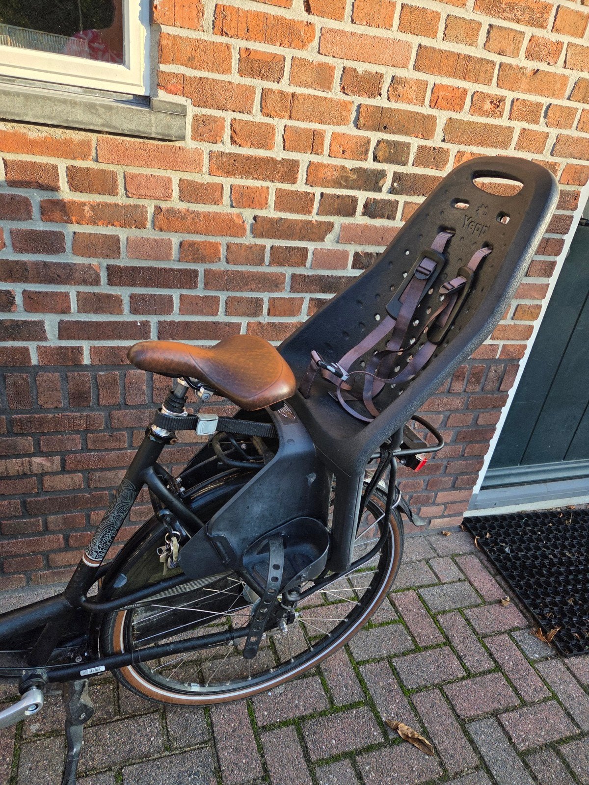 Yepp fietsstoeltje achterop., Fietsen en Brommers, Ophalen, Gebruikt, Achterzitje, Yepp