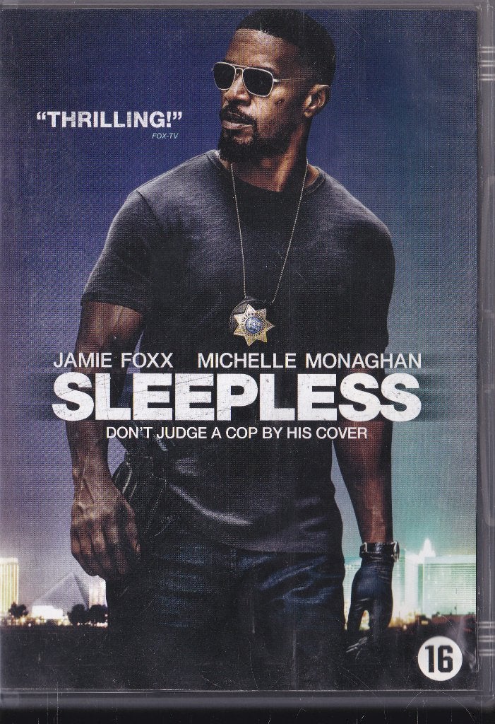 Sleepless ֎ 2017, Jamie Foxx, Michelle Monaghan, Vanaf 16 jaar, Ophalen of Verzenden, Gebruikt, Maffia en Misdaad