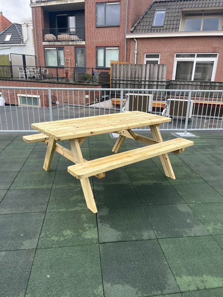 stevige geïmpregneerde picknicktafels, Tuin en Terras, Nieuw, Ophalen of Verzenden, Inklapbaar, Rechthoekig
