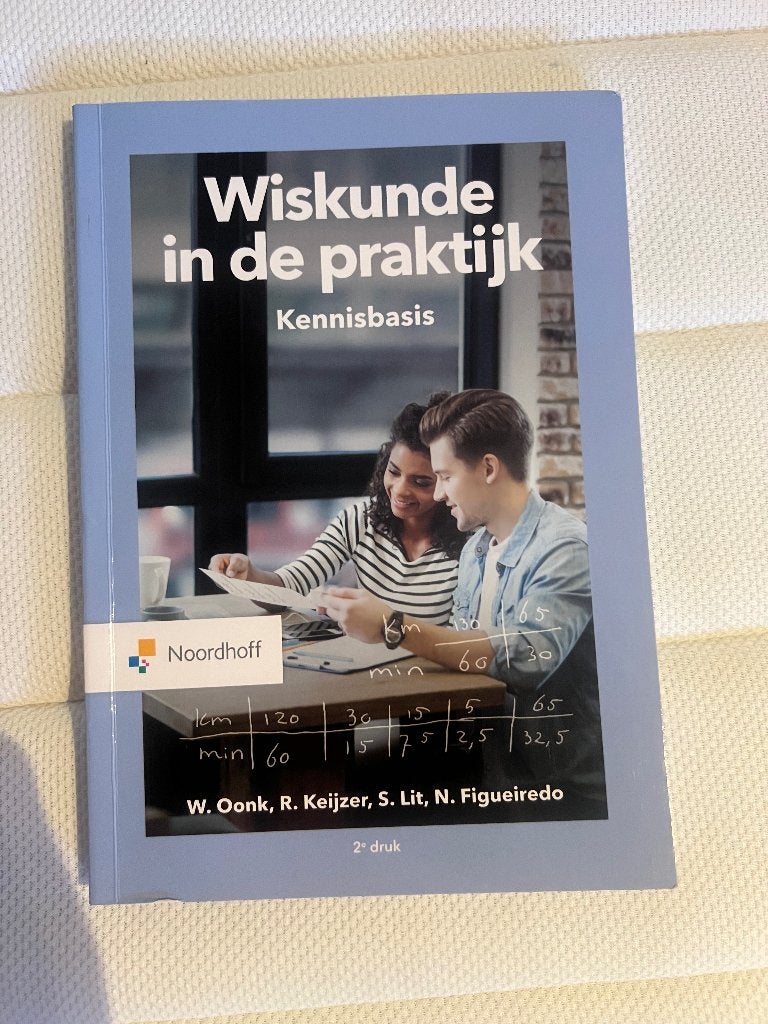Wiskunde in de praktijk kennisbasis, Boeken, Overige vakken, Verzenden, Noordhoff, Zo goed als nieuw