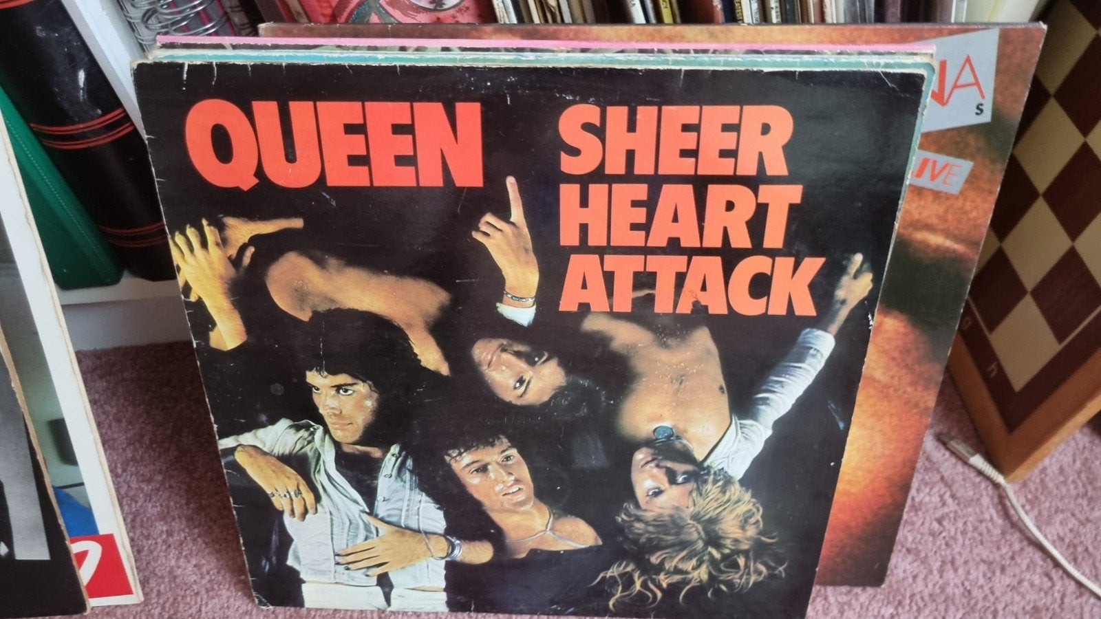 Queen - Sheer Heart Attack LP (1974) - Klassieke Rock, Gebruikt, Ophalen of Verzenden, 1970 - 1979, 12 inch