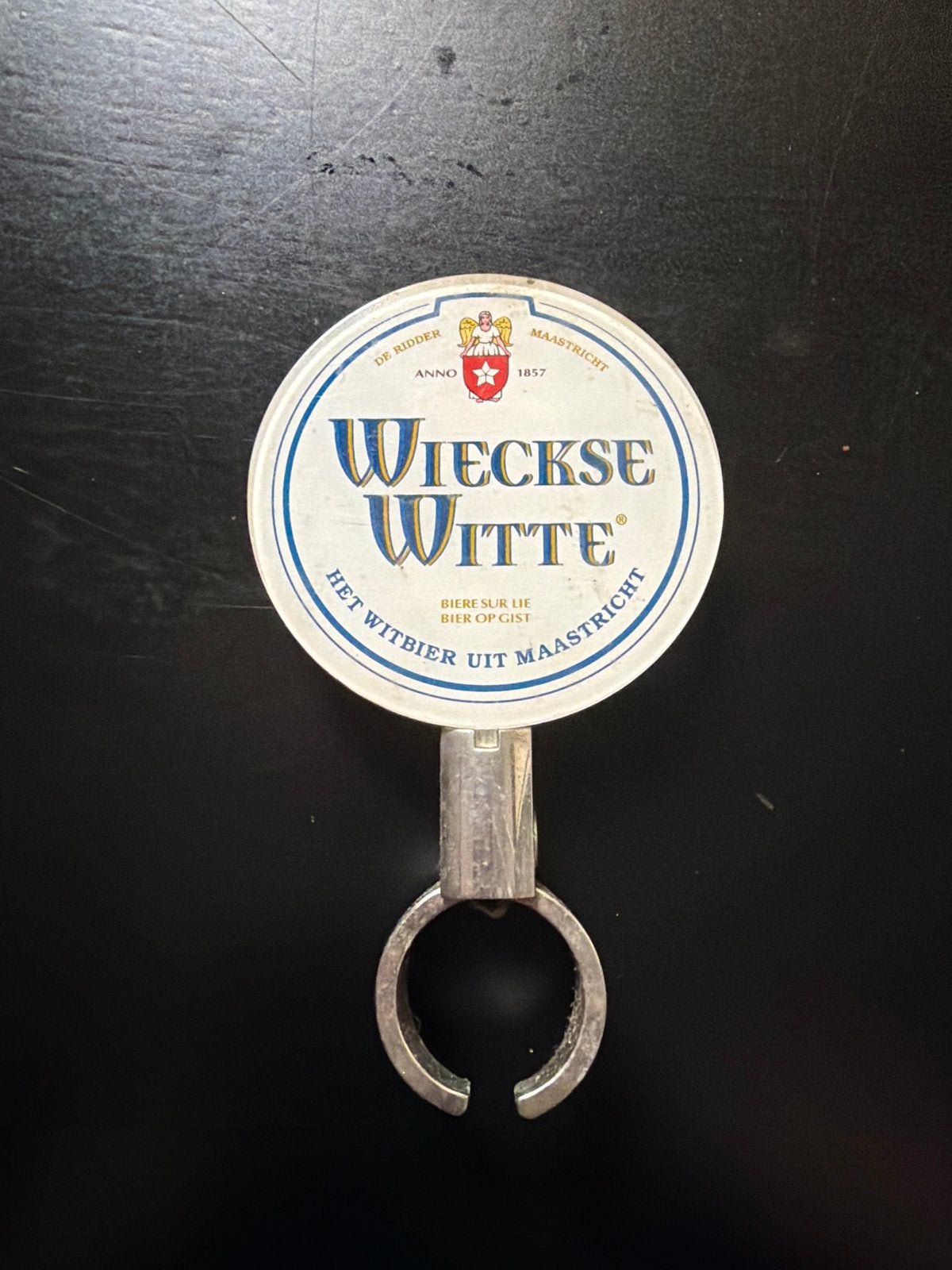 Wieckse Witte Taphouder - Biercollectie, Ophalen, Gebruikt, Overige typen, Overige merken
