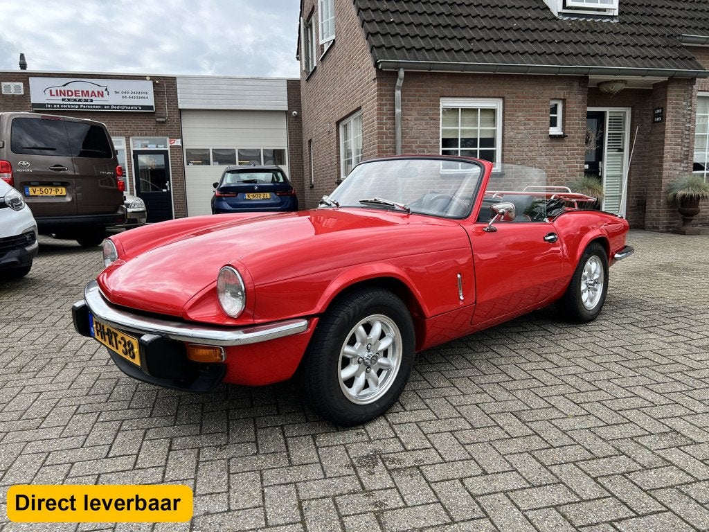 Triumph Spitfire 1300 MK IV Soft Top 1979 (Gerestaureerd), Auto's, Oldtimers, 1296 cc, Achterwielaandrijving, Zwart, Cabriolet