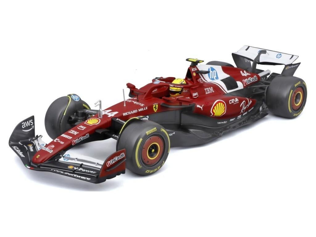 Ferrari SF25 Lewis Hamilton schaal 1:18 Bburago NIEUW !!, Ophalen of Verzenden, Nieuw, Auto, Bburago
