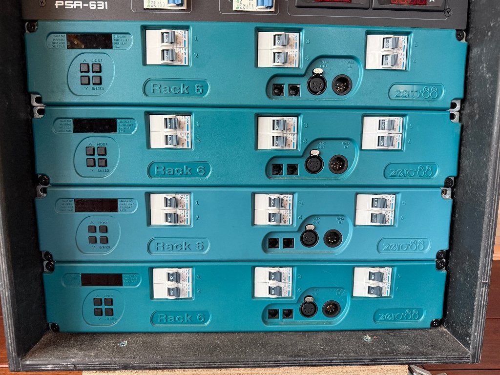 ZERO88 dimmerracks  / RACK-6, Ophalen of Verzenden, Gebruikt, Licht