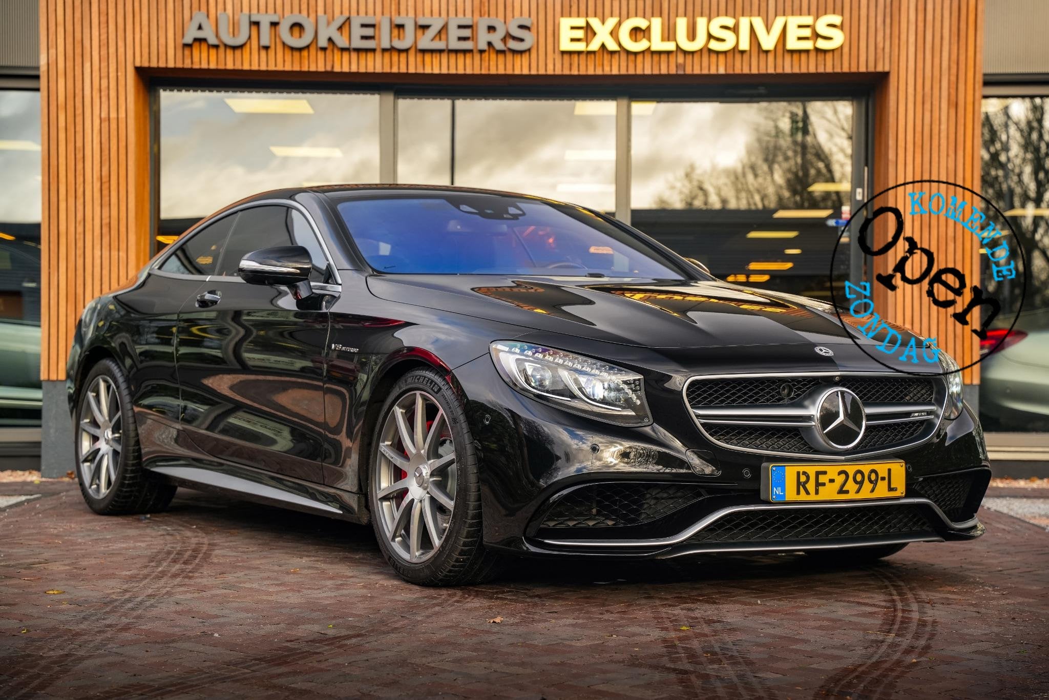 Mercedes-Benz S-klasse Coupé AMG 63 4Matic Burmester Stoelv, Auto's, Mercedes-Benz, Automaat, 5461 cc, Gebruikt, 4 stoelen