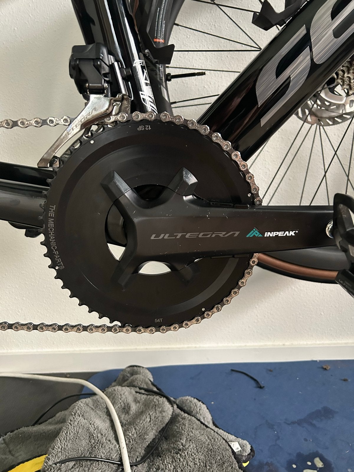 Inpeak powermeter crankstel 172,5mm Ultegra, Fietsen en Brommers, Fietsonderdelen, Ophalen of Verzenden, Gebruikt, Racefiets, Crankstel of Pedalen
