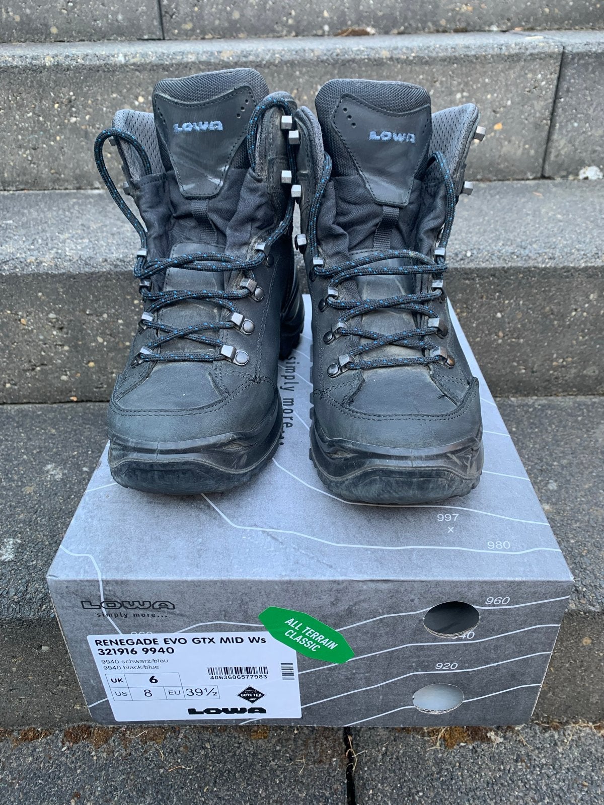 Lowa Renegade Evo GTX Mid Ws wandelschoenen - Maat 39.5, Ophalen of Verzenden, Zo goed als nieuw, Schoenen