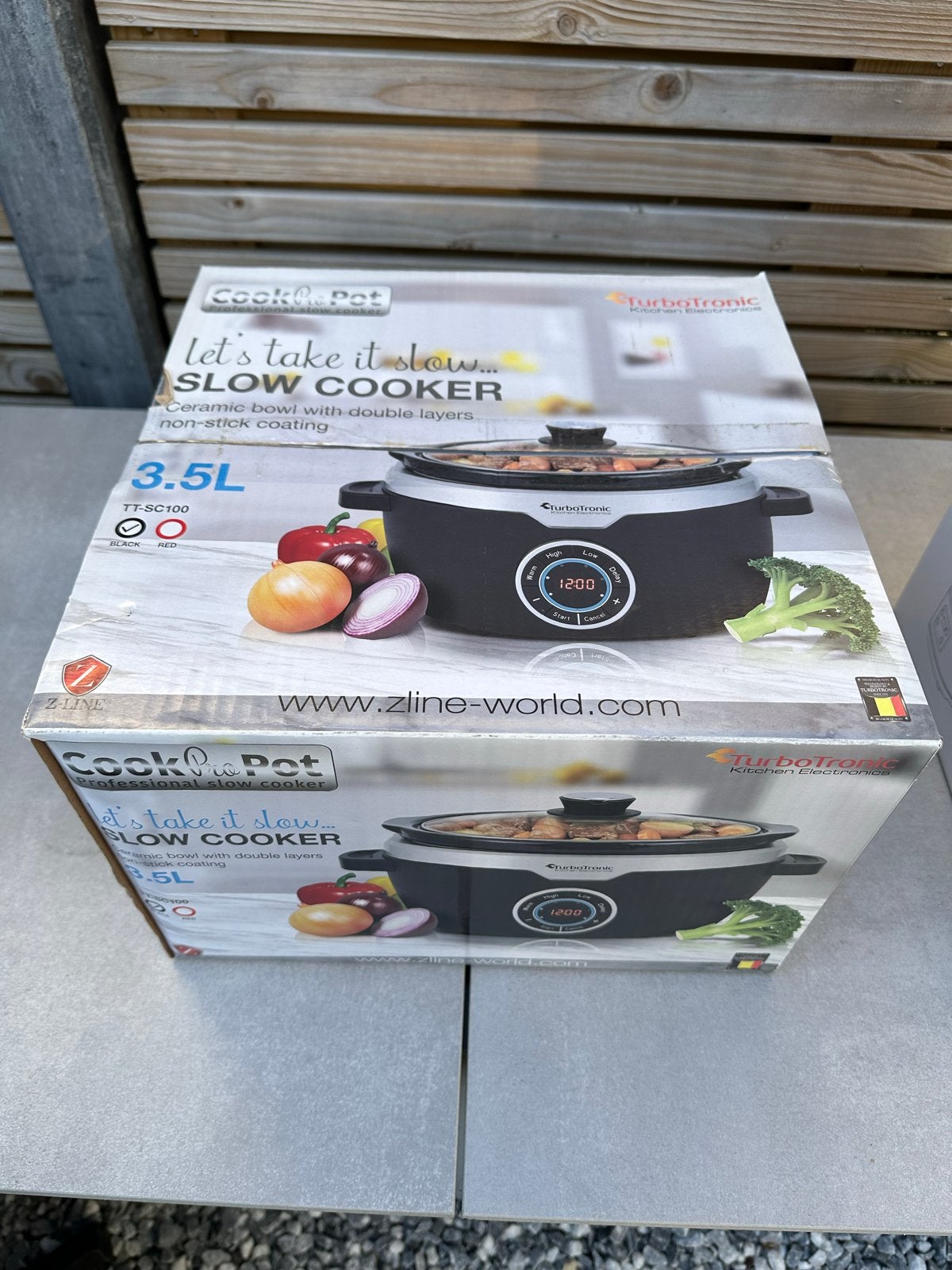 Turbotronic Cook@Pot Slowcooker 3.5L met keramische kom, Ophalen of Verzenden, Timer, Zo goed als nieuw