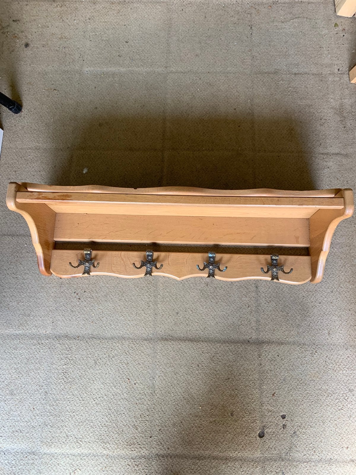 Kapstok blank grenen, Huis en Inrichting, Woonaccessoires | Kapstokken, Gebruikt, Minder dan 100 cm, Hout, Ophalen