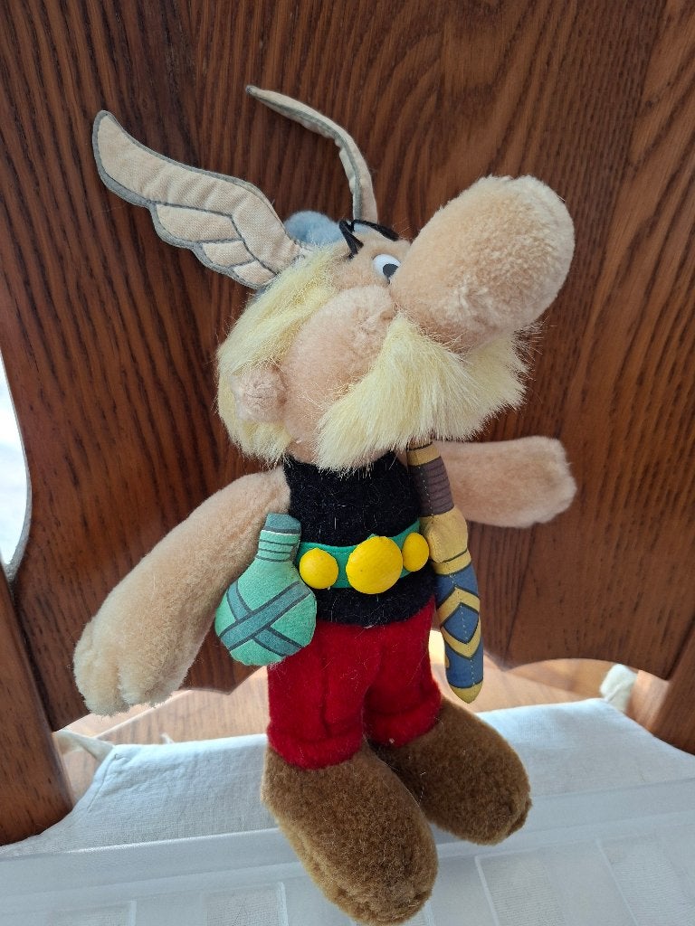 asterix obelix idefix pluche, Ophalen of Verzenden, Gebruikt