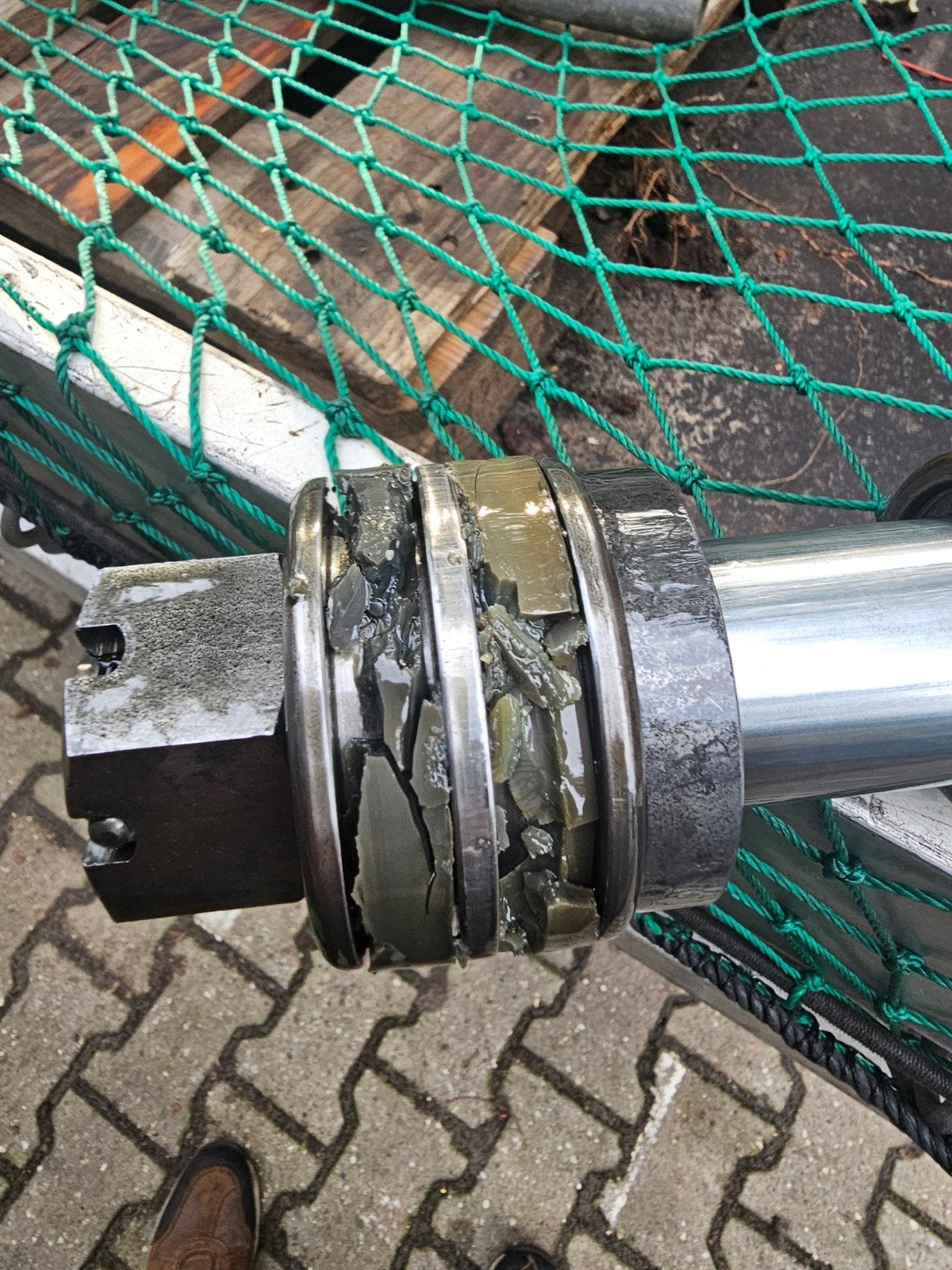 lintzaag machine, Ophalen, Gebruikt