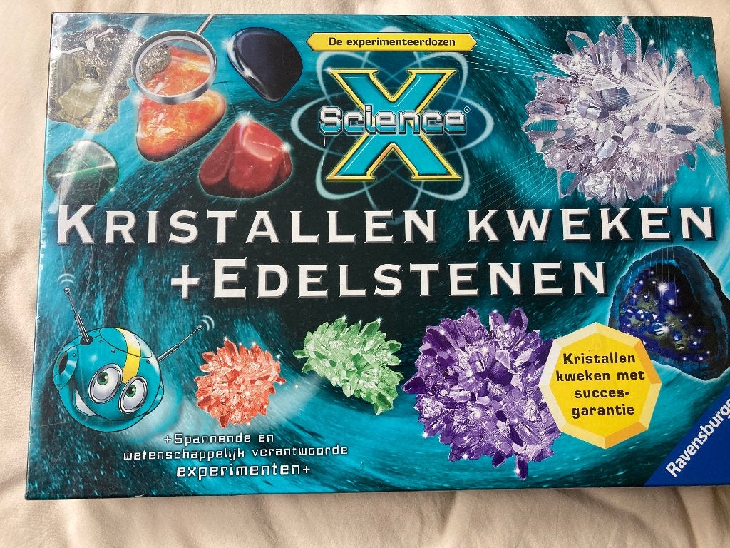 Ravensburger science doos kristallen kweken edelstenen, Ophalen of Verzenden, Nieuw, Knutselen