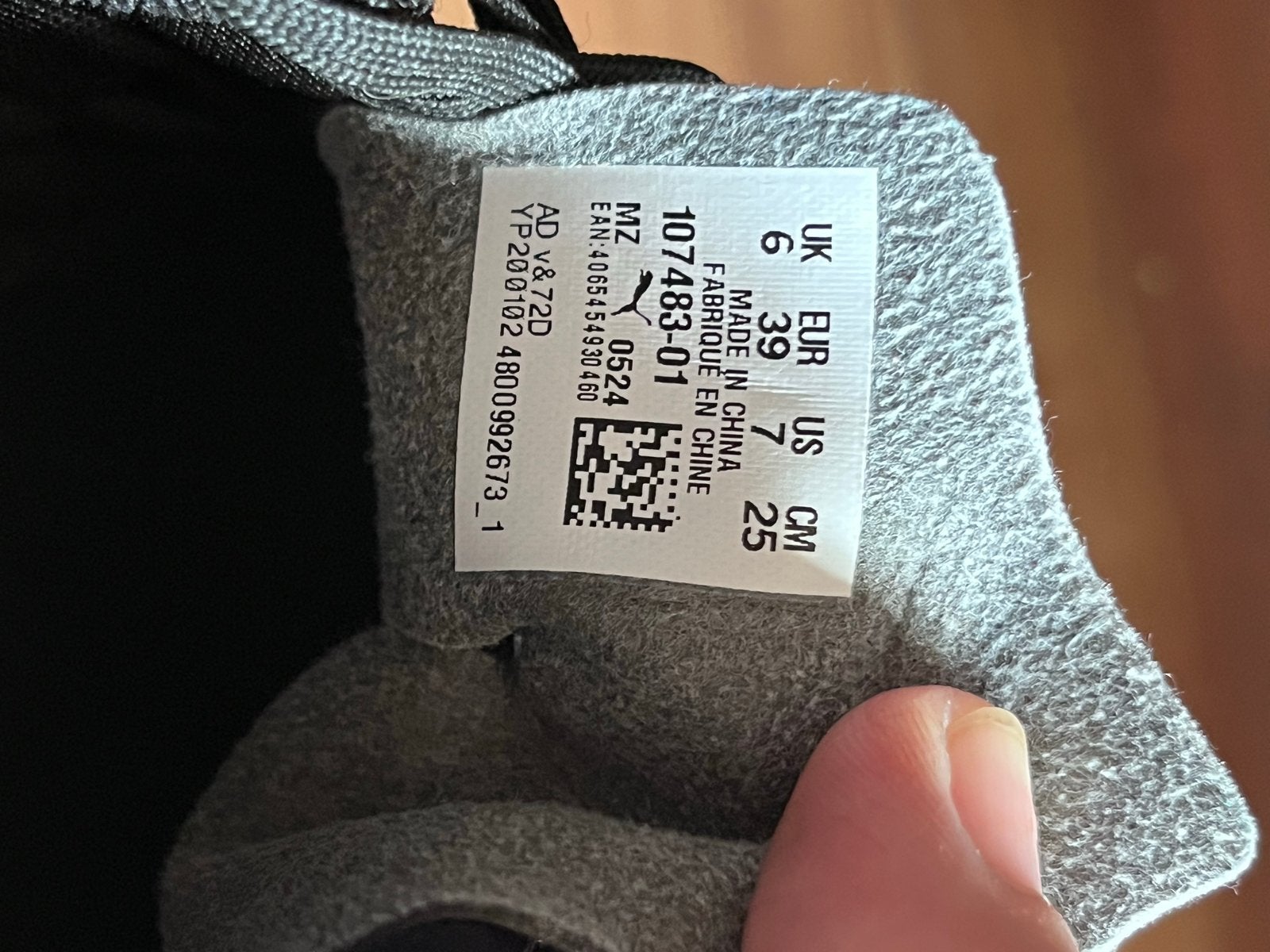 Puma Voetbalschoenen Maat 39 Zwart, Sport en Fitness, Voetbal, Maat XS of kleiner, Ophalen of Verzenden, Gebruikt, Schoenen