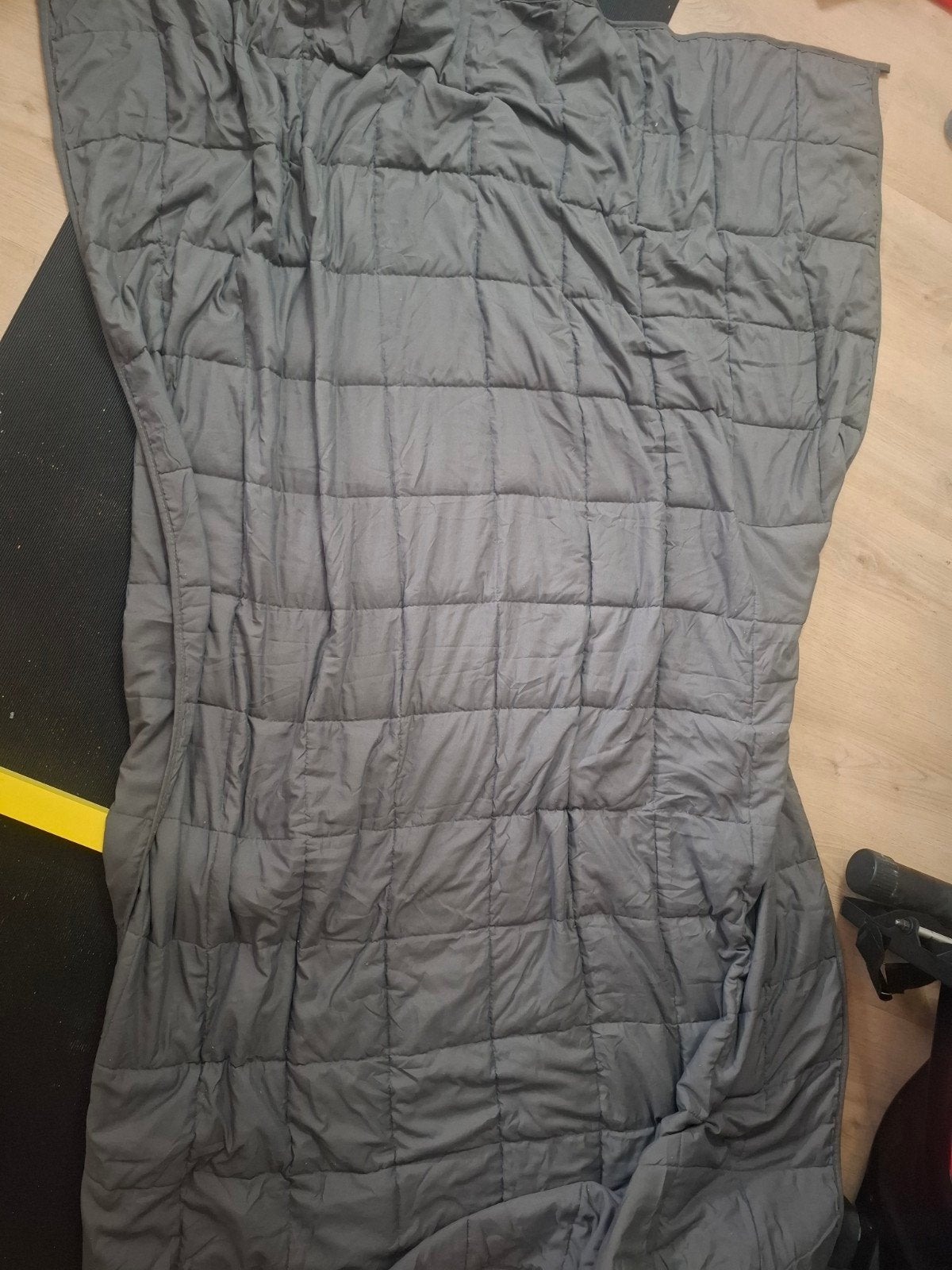verzwaringsdeken 150x200 cm 8 kg, 200 cm, Zo goed als nieuw, Grijs, 150 cm