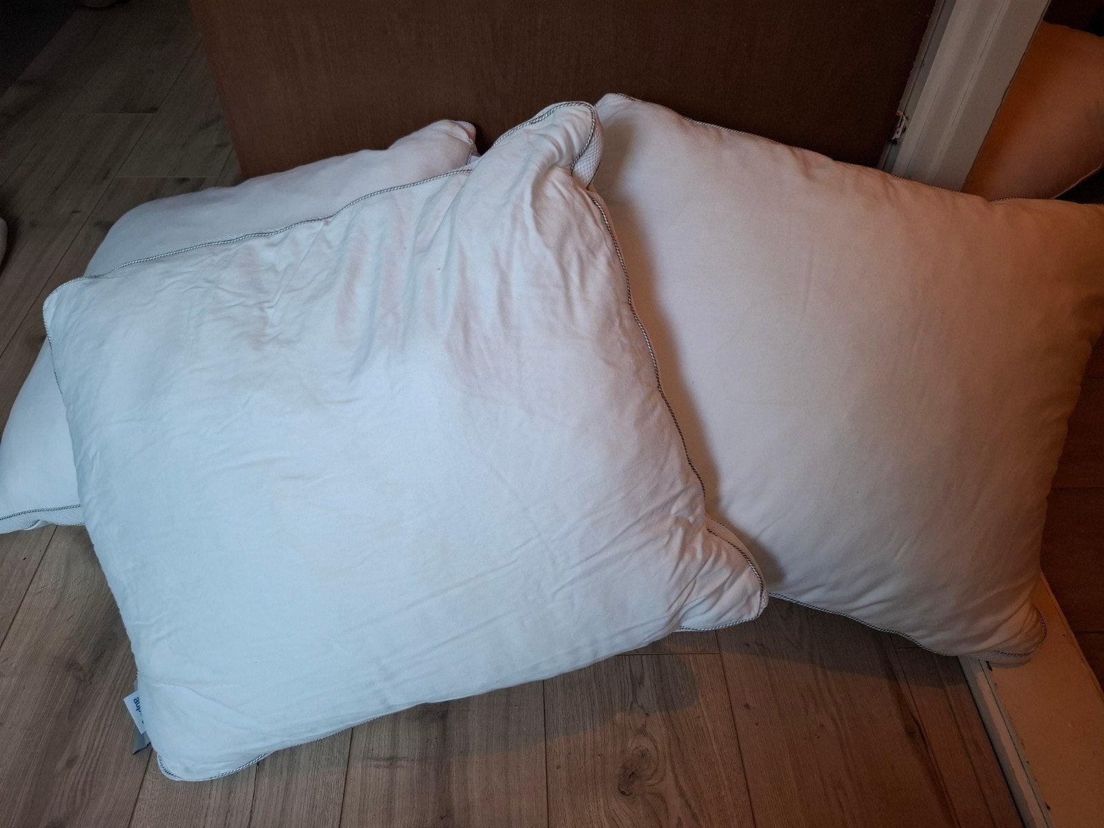 4x Auping Deluxe kussens - Zo goed als nieuw, Ophalen, Wit, Zo goed als nieuw, Kussen