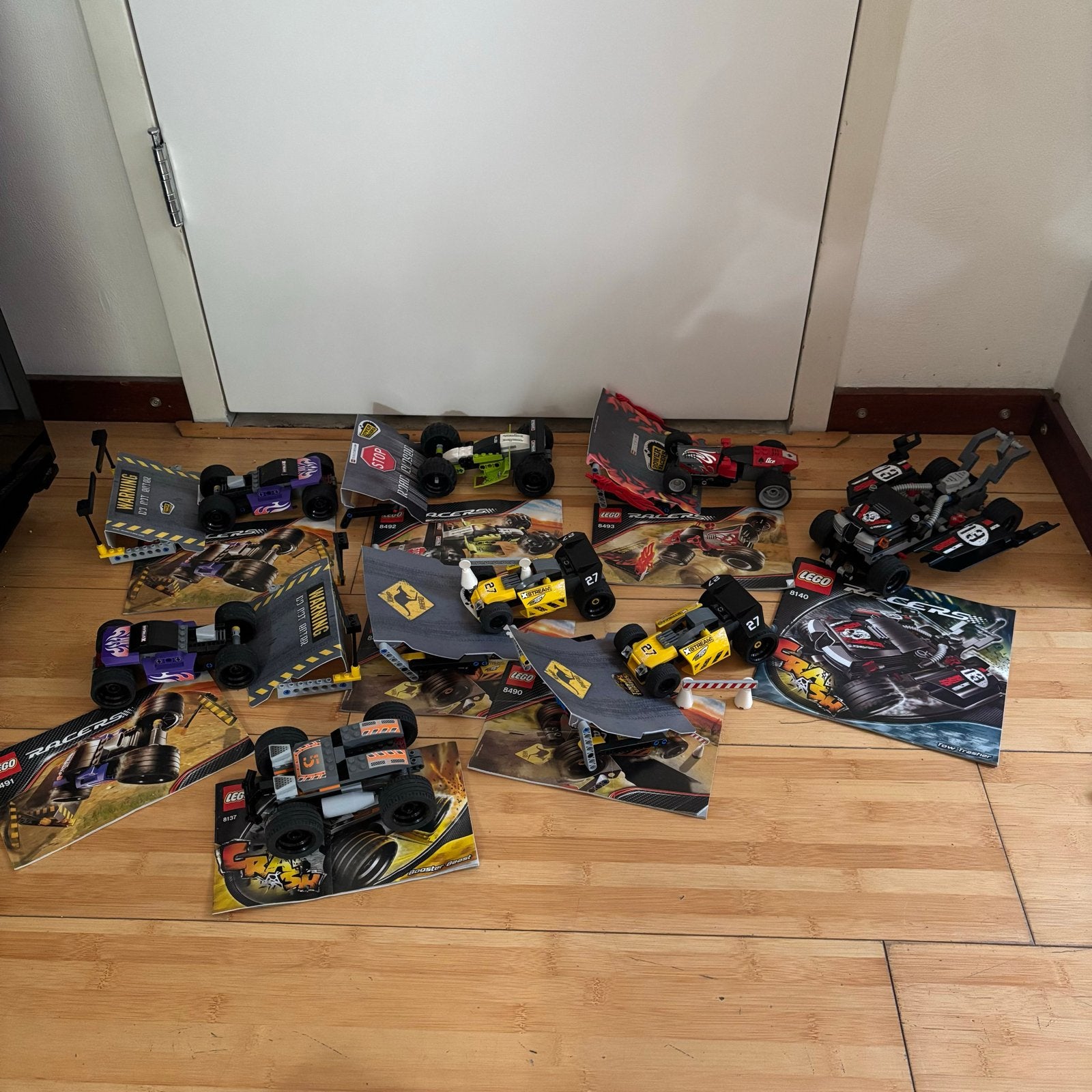 Partij complete LEGO Racers sets, Gebruikt, Lego, Ophalen of Verzenden, Compleet