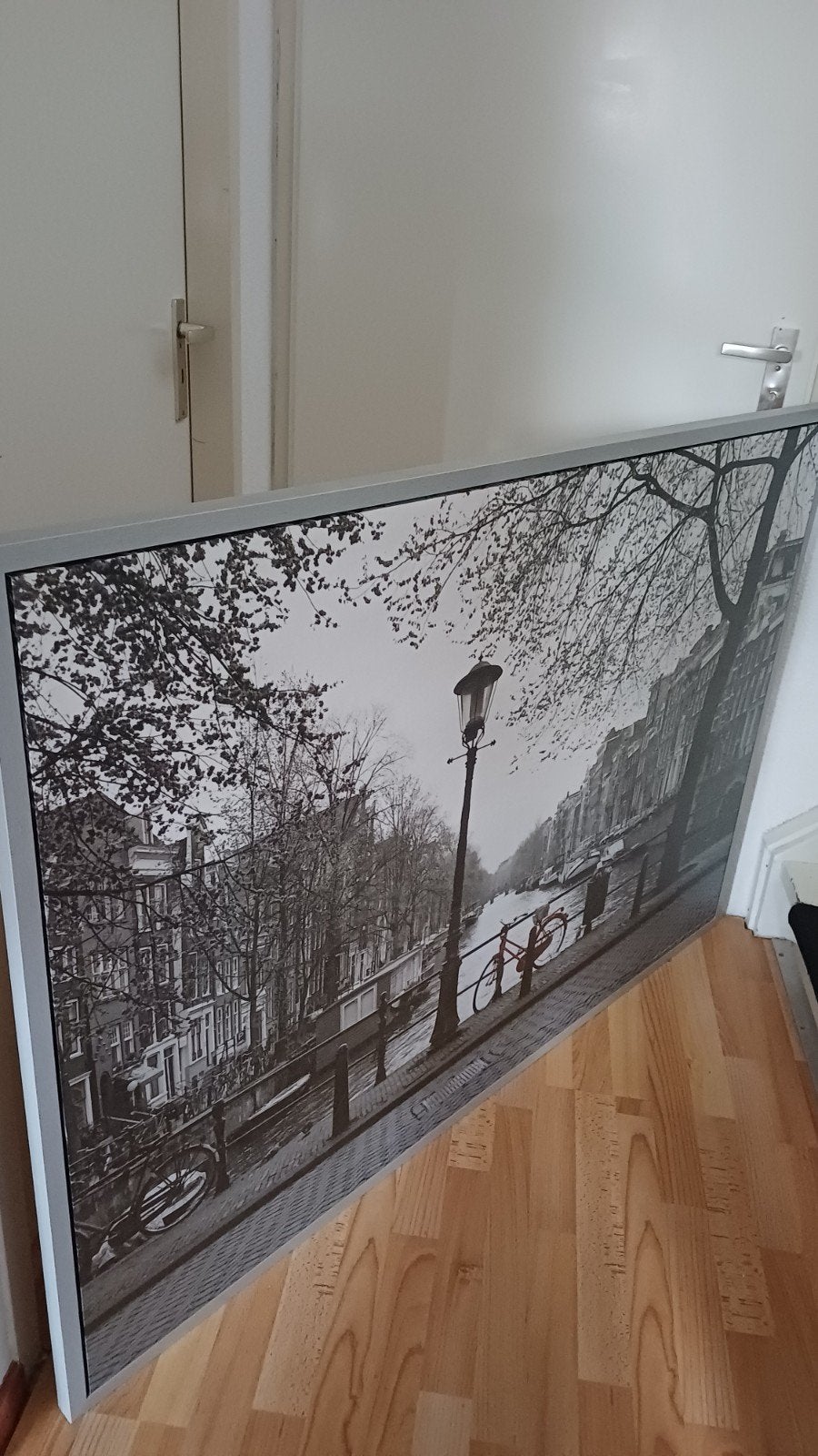 IKEA VILSHULT Amsterdam Canvas Schilderij 140x100 cm, Ophalen, 100 tot 125 cm, 75 – 100, Print