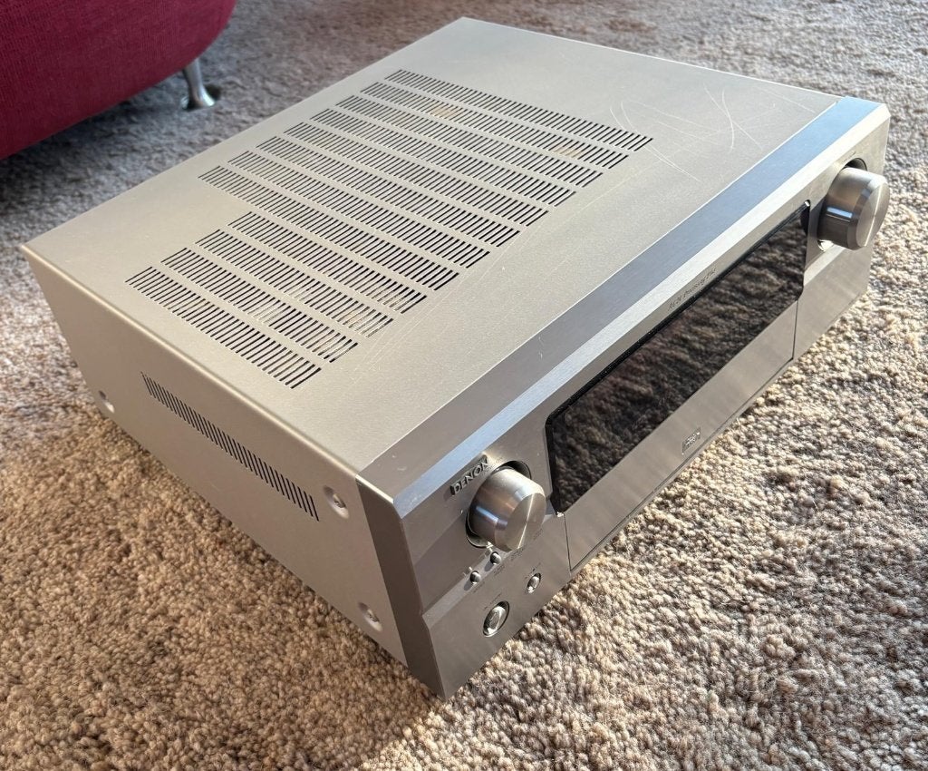 Denon AVR-3805 + Afstandsbediening + DM-S305 Microfoon, Ophalen, Denon, Zo goed als nieuw, 120 watt of meer