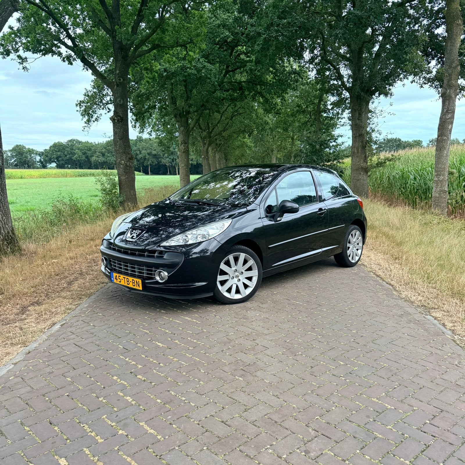 Peugeot 207 1.6 Pano JBL Leder PDC Grote beurt + distributie, Voorwielaandrijving, Zwart, 1188 kg, Leder en Stof