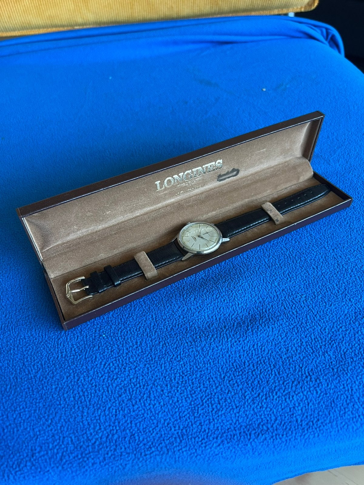 Vintage Longines herenhorloge – ca. jaren ’50, Staal, Met bandje, Polshorloge, 1930 tot 1960