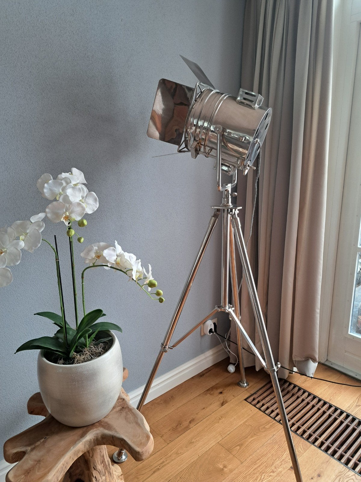 Studio Spotlight Vloerlamp op Statief, Ophalen, Gebruikt, Industrieel, Vintage, Studio, E27 (groot)