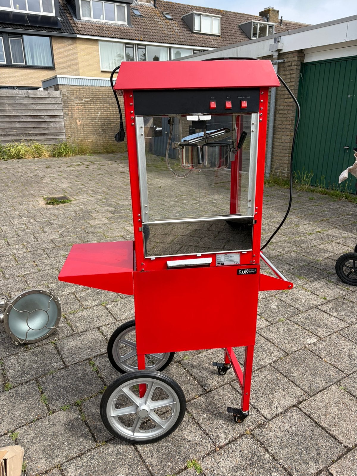 Popcorn machine, Ophalen of Verzenden, Gebruikt, Overige typen