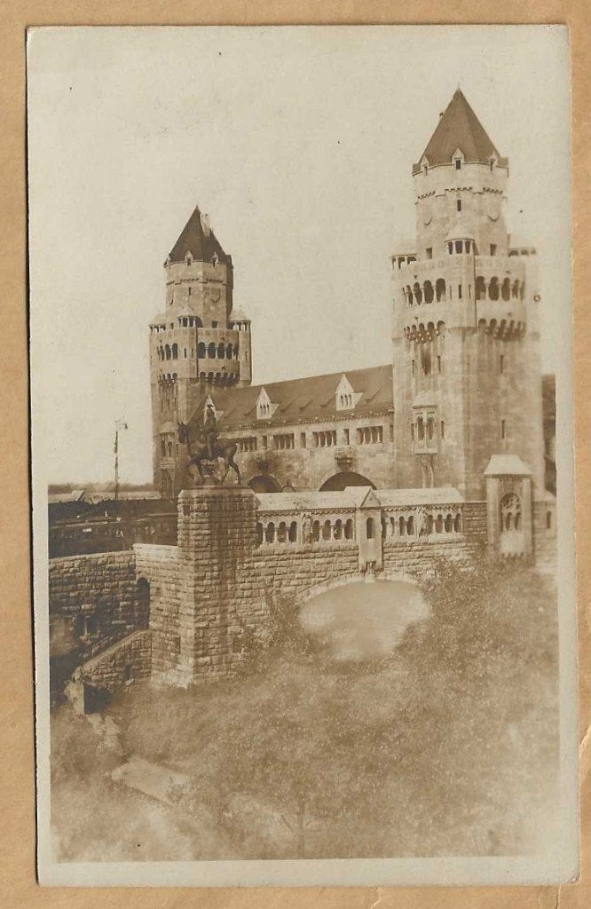 Oude Ansichtkaart: Kasteel in Duitsland, Voor 1920, Verzamelen, Ansichtkaarten | Buitenland, Ophalen of Verzenden, Voor 1920, Gelopen