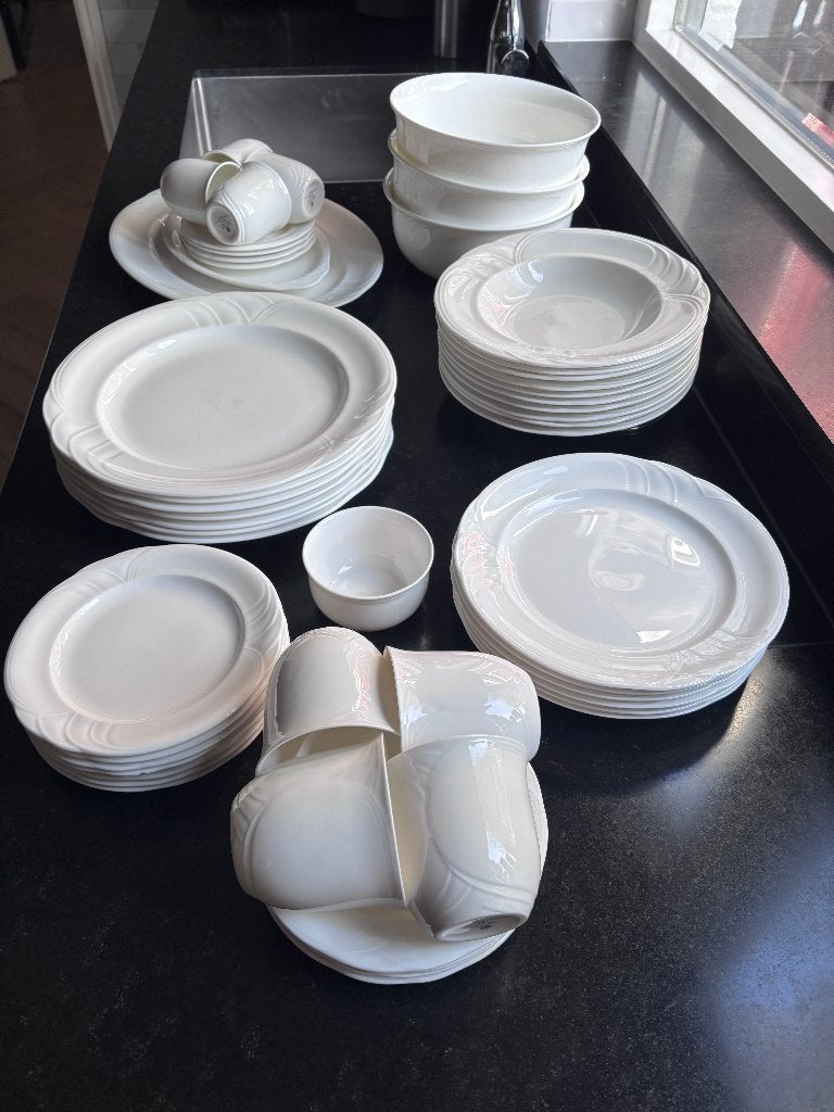 Royal Albert Horizon Profile wit servies 1988, 44 delig, Ophalen, Gebruikt, Overige merken, Overige stijlen