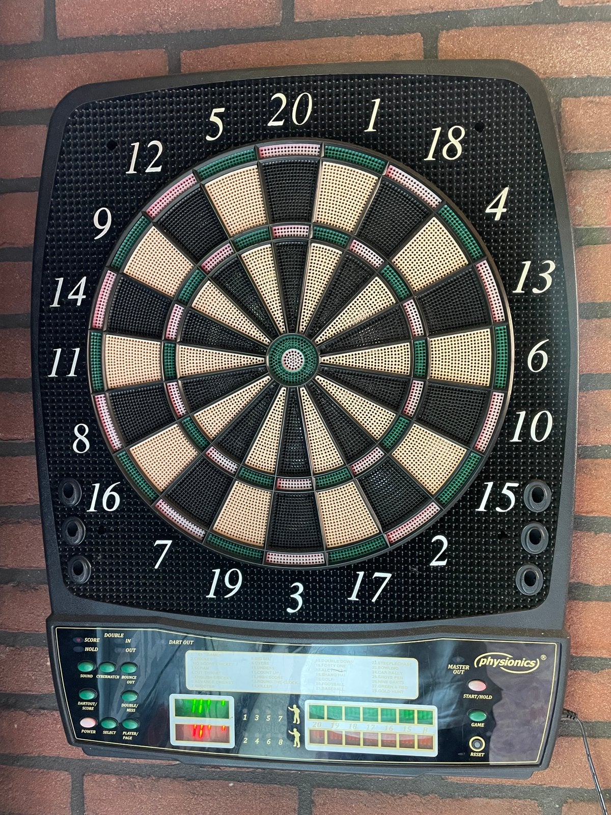 Elektronisch Dartbord met pijlen, Sport en Fitness, Darts, Ophalen, Zo goed als nieuw, Dartbord, Elektronisch