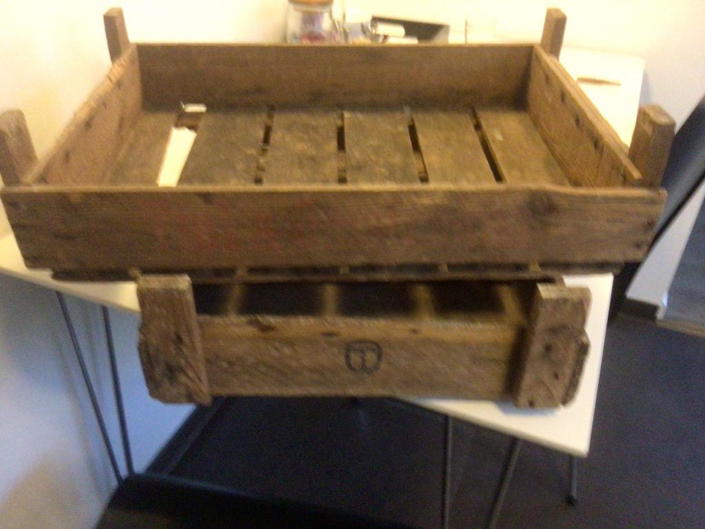 Oude appelkistjes.  Zolderopruiming, Huis en Inrichting, Ophalen of Verzenden, Gebruikt, Minder dan 50 cm
